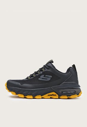 Tenis Outdoor Negro-Amarillo Skechers Max Protect