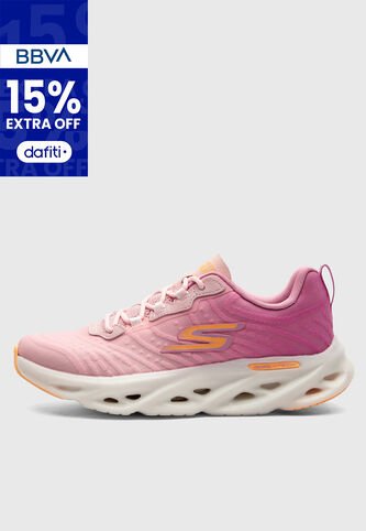 Tenis SKECHERS Go Run Swirl Tech Speed Rosa Skechers