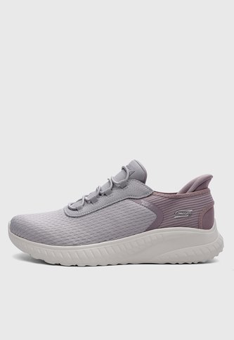 Tenis Lifestyle SKECHERS Bobs Squad Chaos Lila Skechers