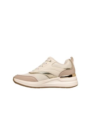 Tenis Skechers  Mujer Duraleather - Mesh W/  - Cafe