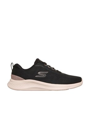 Tenis Skechers Mujer Engineered Mesh Lace-Up - Negro