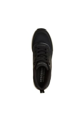 Tenis Skechers  Mujer Duraleather - Mesh W/  - Negro
