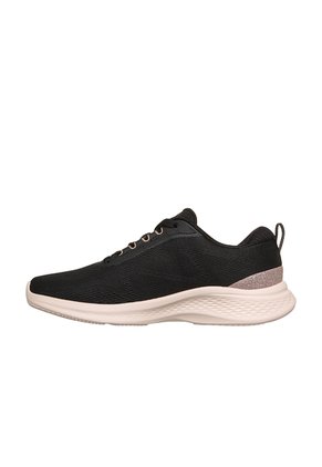Tenis Skechers Mujer Engineered Mesh Lace-Up - Negro