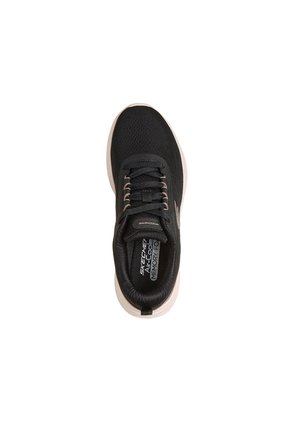 Tenis Skechers Mujer Engineered Mesh Lace-Up - Negro