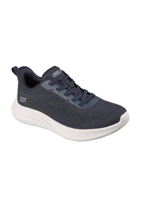 Tenis Skechers  Mujer Engineered Knit Lace Up  - Azul