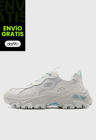 Tenis SKECHERS D'Lites Hiker Blanco Skechers