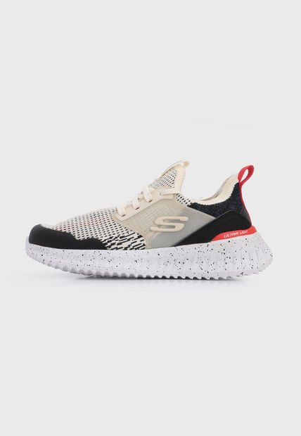 Tenis Lifestyle Beige-Negro-Blanco Skechers Matera 2.0
