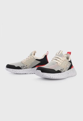 Tenis Lifestyle Beige-Negro-Blanco Skechers Matera 2.0