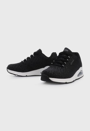 Tenis Lifestyle Negro-Blanco-Gris Skechers Street Uno 2