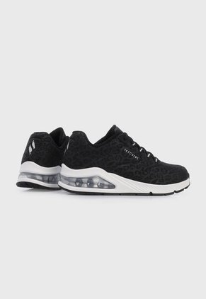 Tenis Lifestyle Negro-Blanco-Gris Skechers Street Uno 2