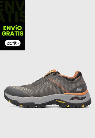 Tenis Trail Running SKECHERS Arch Fit Dawson - Mahone Verde Oliva Skechers