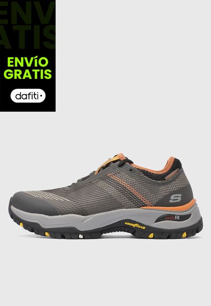 Tenis Trail Running SKECHERS Arch Fit Dawson - Mahone Verde Oliva