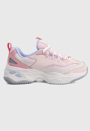 Tenis Lifestyle Rosa-Lila Skechers D'Lites 4.0 - Fresh Diva