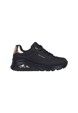 Tenis Niña Skechers Uno Shimer Away - Negro Skechers