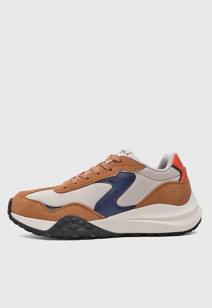 Tenis Lifestyle Café-Beige-Azul SKECHERS Frenzy