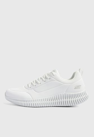 Tenis Lifestyle SKECHERS Bobs Geo Lite Lace Up Blanco Skechers