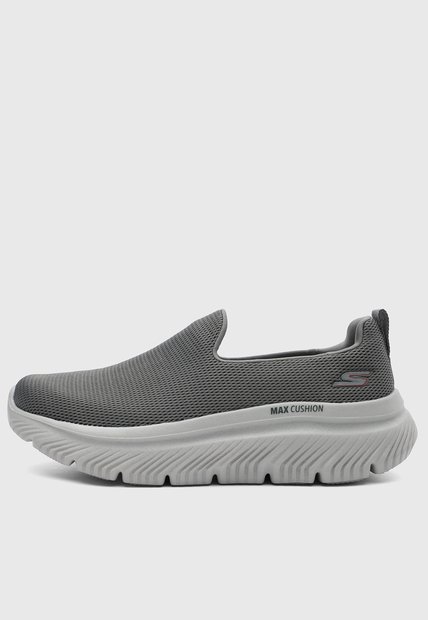 Tenis Walking SKECHERS Go Walk Max Cushioning Hyper Burst Gris