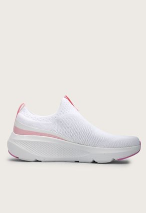 Tenis Running Blanco-Rosa-Fucsia Skechers GO run Elevate