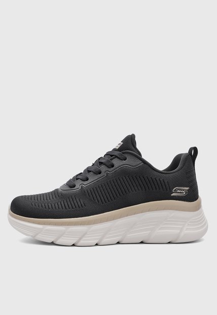 Tenis Lifestyle SKECHERS Bobs Sport B Flex HI  Negro