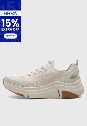 Tenis SKECHERS BOBS Sport Sparrow Flex Beige Skechers
