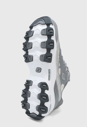 Tenis Lifestyle Gris-Blanco Skechers D lites