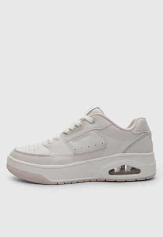 Tenis Lifestyle SKECHERS Uno - Courted Style Beige Claro Skechers