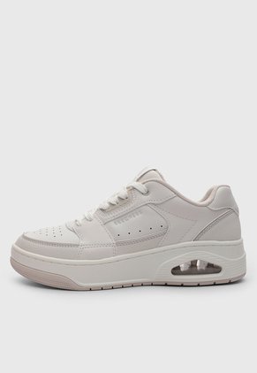 Tenis Lifestyle SKECHERS Uno - Courted Style Beige Claro