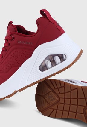 Tenis Lifestyle Rojo-Blanco Skechers Steet Uno