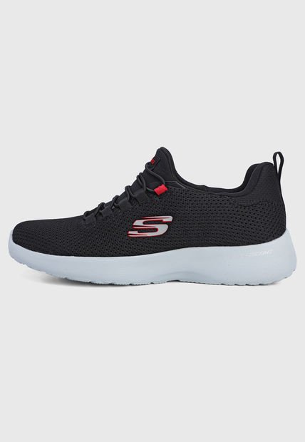 Tenis Training Negro-Gris-Rojo Skechers Dynamight