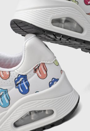 Tenis Lifestyle Blanco-Multicolor SKECHERS Rolling Stones Repeat Lick