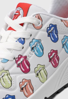 Tenis Lifestyle Blanco-Multicolor SKECHERS Rolling Stones Repeat Lick