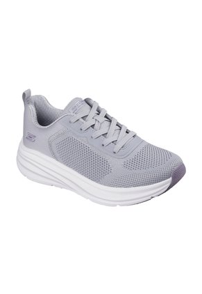Tenis Skechers  Mujer Knit Mesh Lace Up  - Gris
