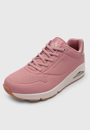 Tenis Lifestyle SKECHERS Uno - Shimmer Away Rosa