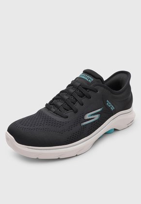 Tenis Walking SKECHERS Go Walk 7 - Valin Negro