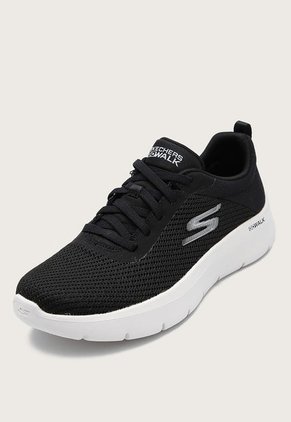 Tenis Walking Negro-Marfil Skechers Go Walk Flex - Alani
