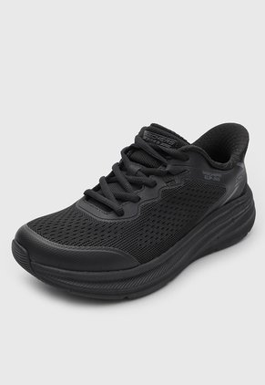 Tenis Lifestyle Skechers Fly Knit Bungee Negro