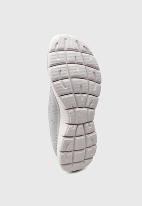 Tenis SKECHERS Stretch Knit Bungee Slip-On Gris