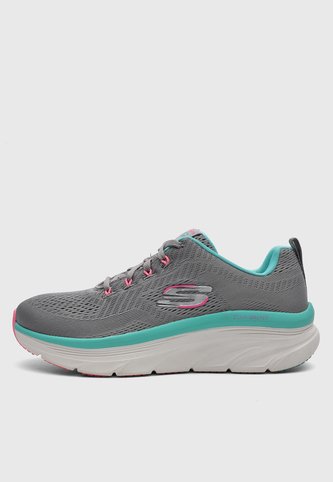Tenis Walking SKECHERS D'Lux Walker Gris Skechers