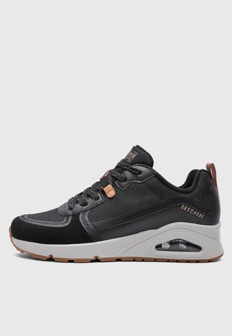 Tenis SKECHERS Uno Layover Negro Skechers