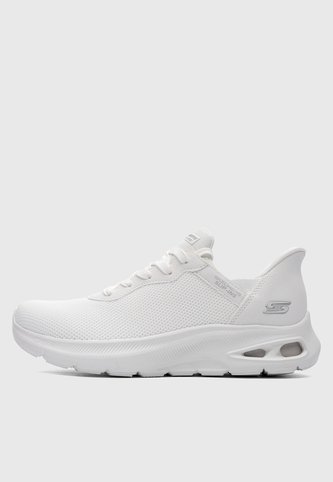 Tenis Lifestyle SKECHERS BOBS Sport Unity - Pinch of Luck Blanco Skechers