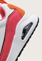 Tenis Lifestyle Coral-Naranja-Blanco Skechers Uno - 2 Much Fun de Skechers