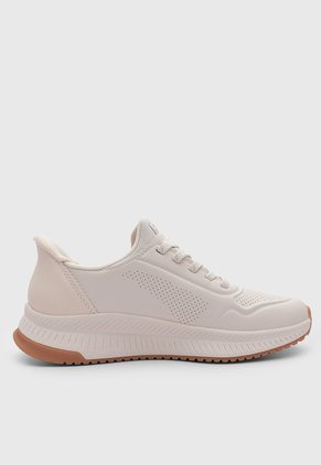 Tenis Lifestyle SKECHERS Bobs Squad 4 - Key Look Beige
