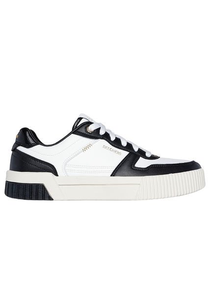Tenis Mujer Skechers Jade - Blanco-Negro