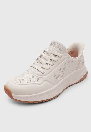 Tenis Lifestyle SKECHERS Bobs Squad 4 - Key Look Beige