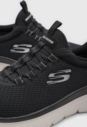 Tenis Lifestyle Skechers Summits Plus Summer Negro