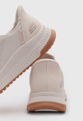 Tenis Lifestyle SKECHERS Bobs Squad 4 - Key Look Beige