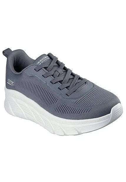 Tenis Skechers Hombre Bobs B Flex Hi Memory Foam Gris