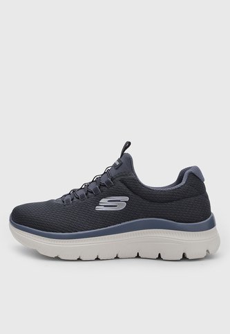 Tenis Lifestyle Skechers Summits Plus Summer Azul Skechers