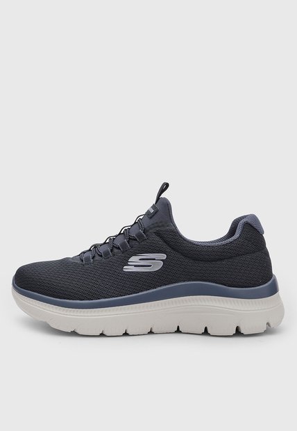 Tenis Lifestyle Skechers Summits Plus Summer Azul