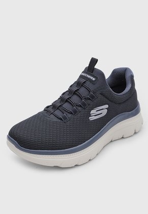 Tenis Lifestyle Skechers Summits Plus Summer Azul